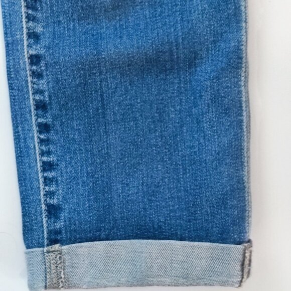 AG Adriano Goldschmied jeans low-rise ankle crop denim blue women's size 25 R - Picture 12 of 16